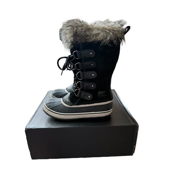 NWT Sorel Women's Black/Quarry Joan of Arctic Boot Size 8 - Picture 5 of 12